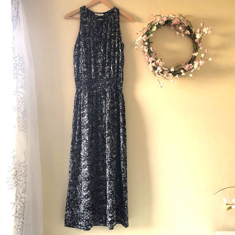 Prologue Smock Maxi Dress Sleeveless Size S